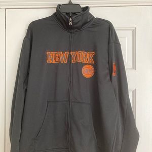 NBA Exclusive NY Knicks Front Zip Athletic Jacket